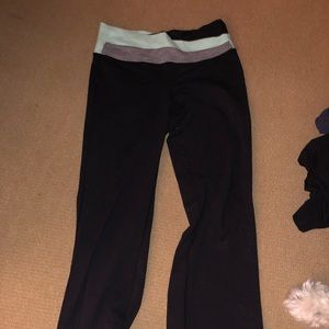 Rare Lulu lemon leggings with band detail
